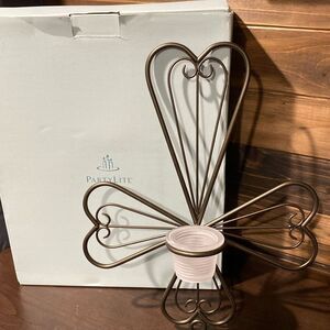 Partylite Antique Brass Cross Votive Sconce P8017